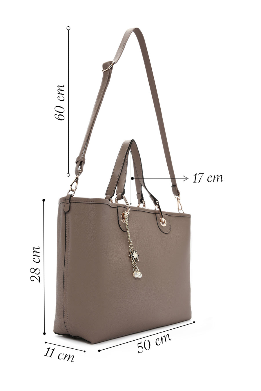 Women's Mink Long Strap Shoulder Bag
