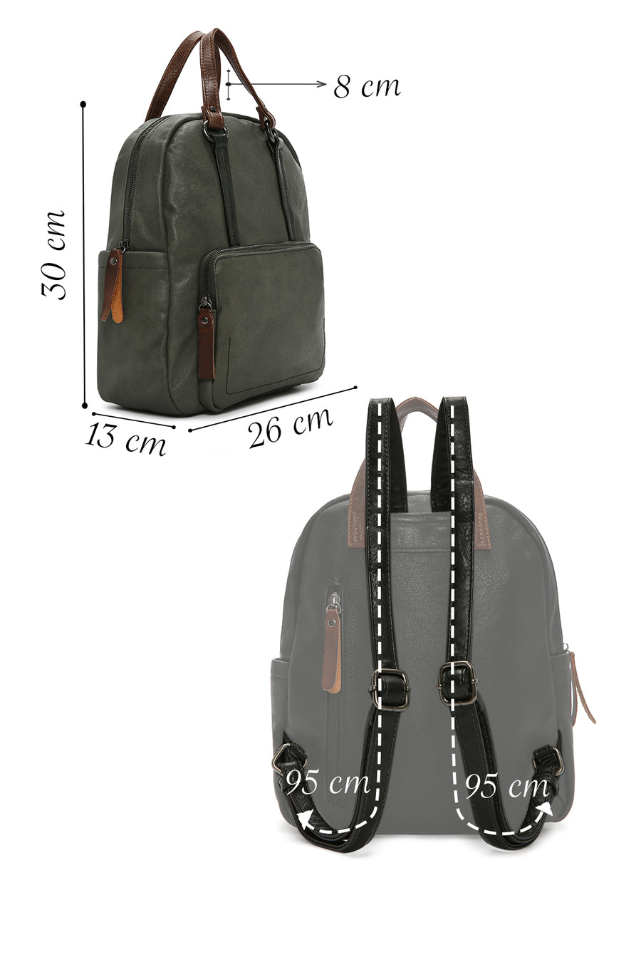 Women's Khaki Backpack