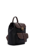 Women's Black Brown Backpack | Derimod