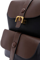 Women's Black Brown Backpack | Derimod