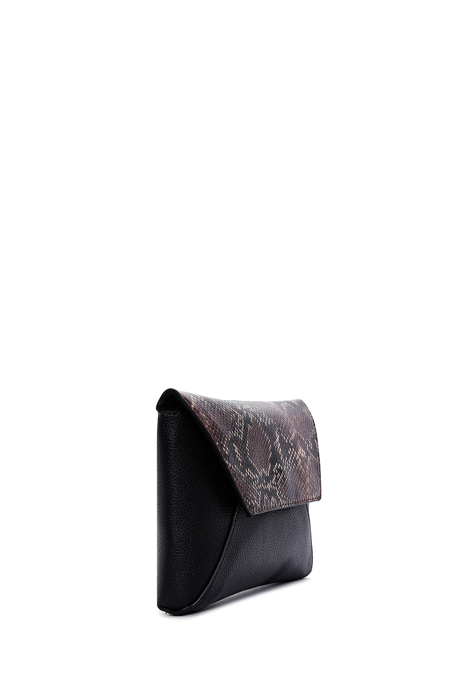 Women's Black Faux Leather Crossbody Bag