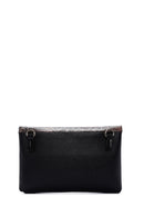 Women's Black Faux Leather Crossbody Bag | Derimod