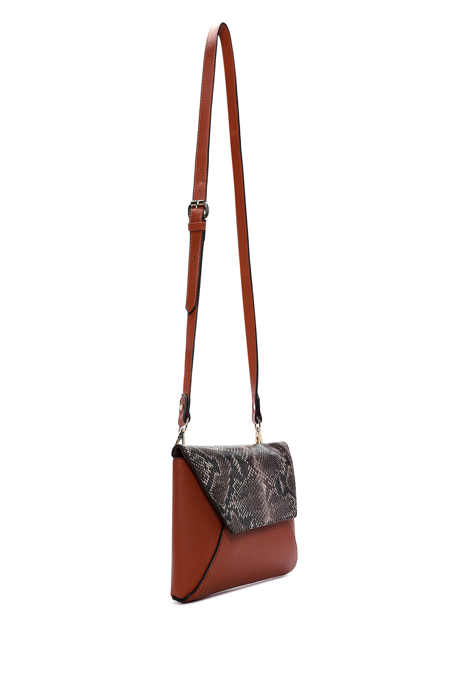 Women's Orange Long Strap Crossbody Bag