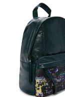Women's Green Printed Backpack | Derimod