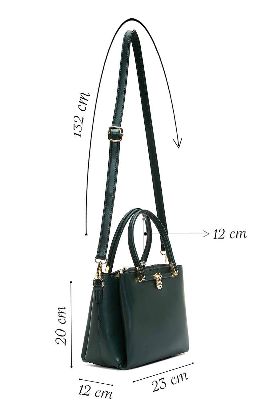Women's Green Long Strap Shoulder Bag