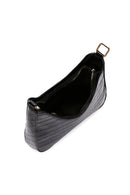 Women's Black Long Strap Crocodile Patterned Shoulder Bag | Derimod