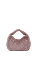 Women's Pink Long Strap Plush Handbag | Derimod