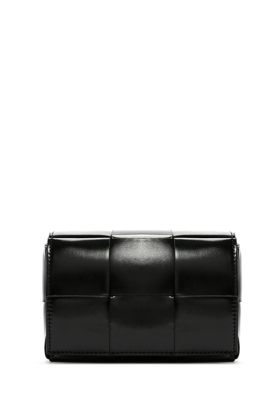 Women's Black Long Strap Quilted Crossbody Bag