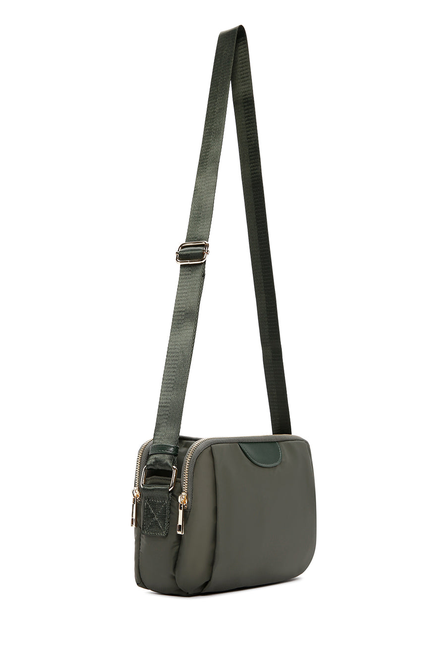Women's Khaki Long Strap Crossbody Bag