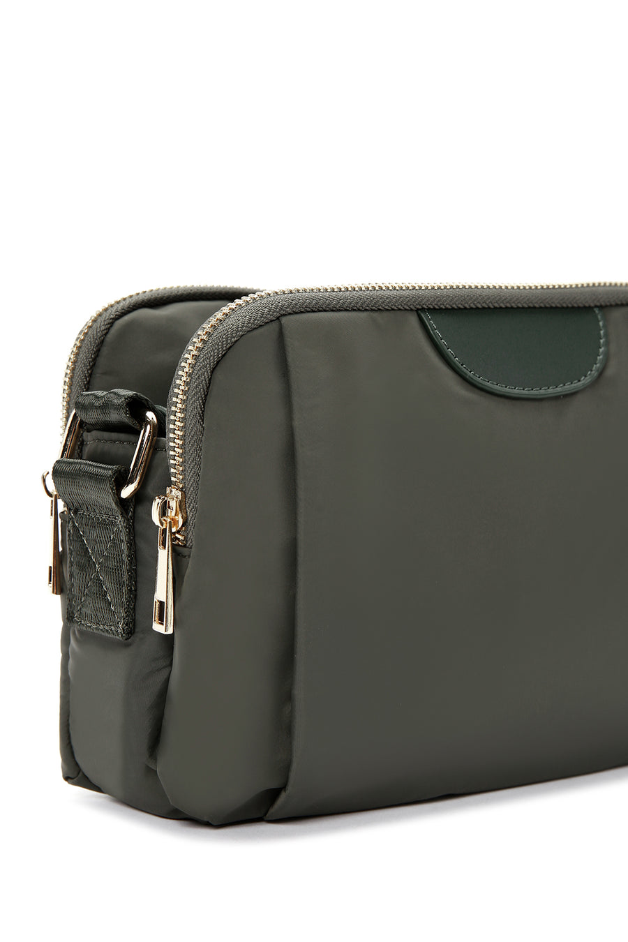 Women's Khaki Long Strap Crossbody Bag