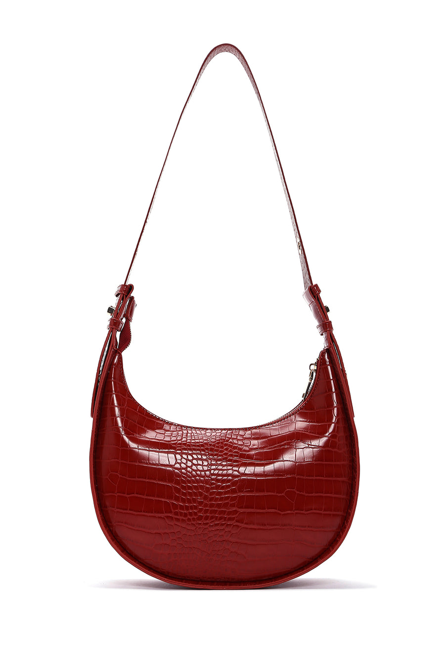 Women's Red Crocodile Handbag