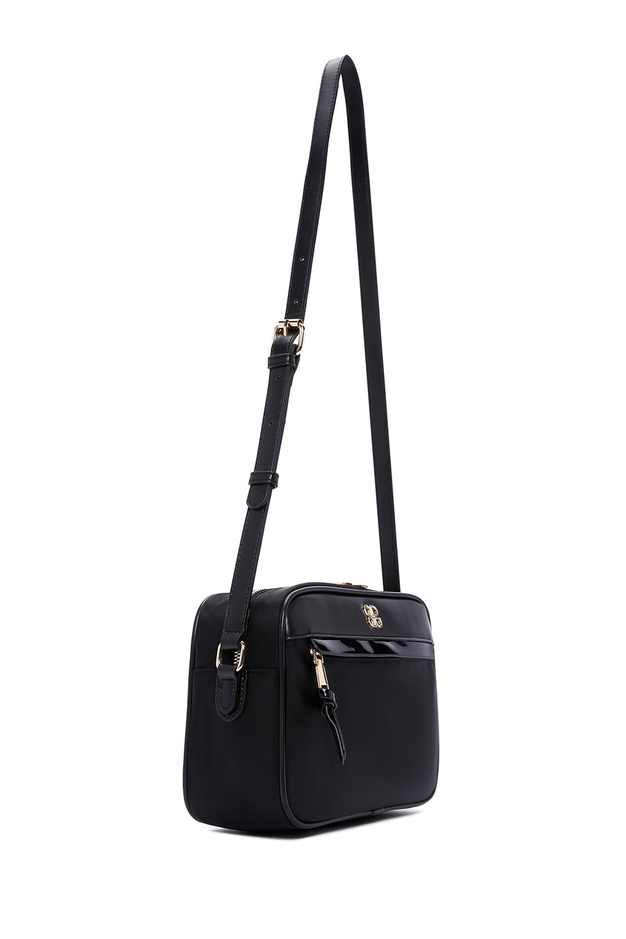 Women's Black Long Strap Crossbody Bag
