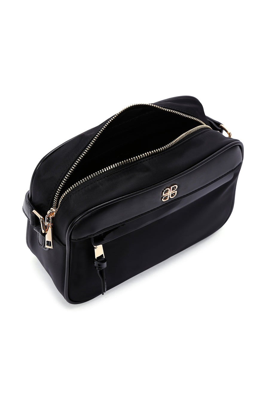 Women's Black Long Strap Crossbody Bag