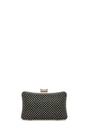 Women's Black Long Chain Strap Stone Handbag | Derimod