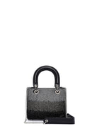 Women's Black Long Chain Strap Stone Handbag | Derimod