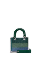 Women's Green Long Chain Strap Stone Handbag | Derimod
