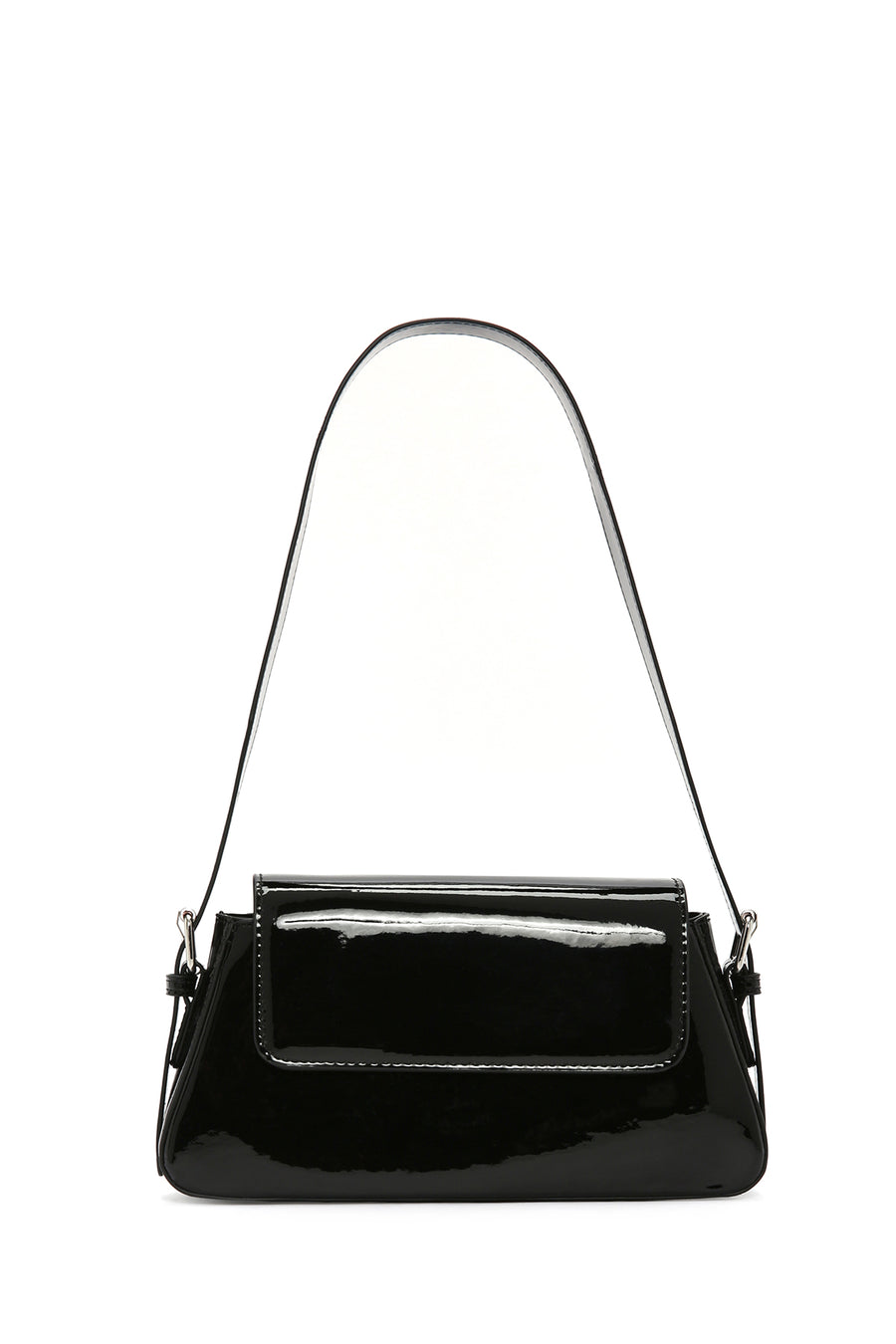 Women's Black Metallic Shoulder Bag
