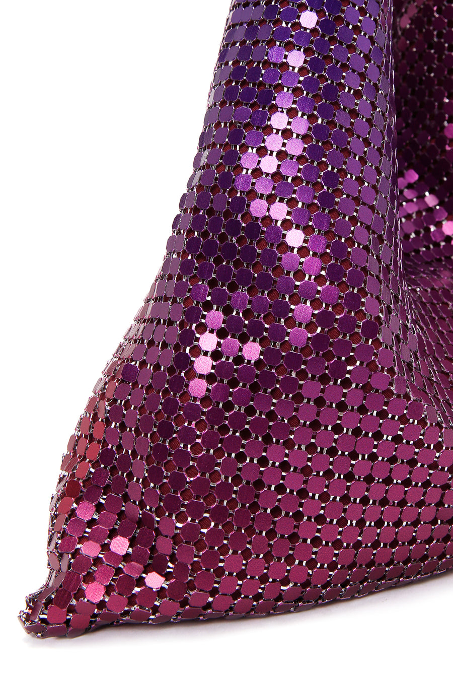 Women's Purple Metal Patterned Handbag