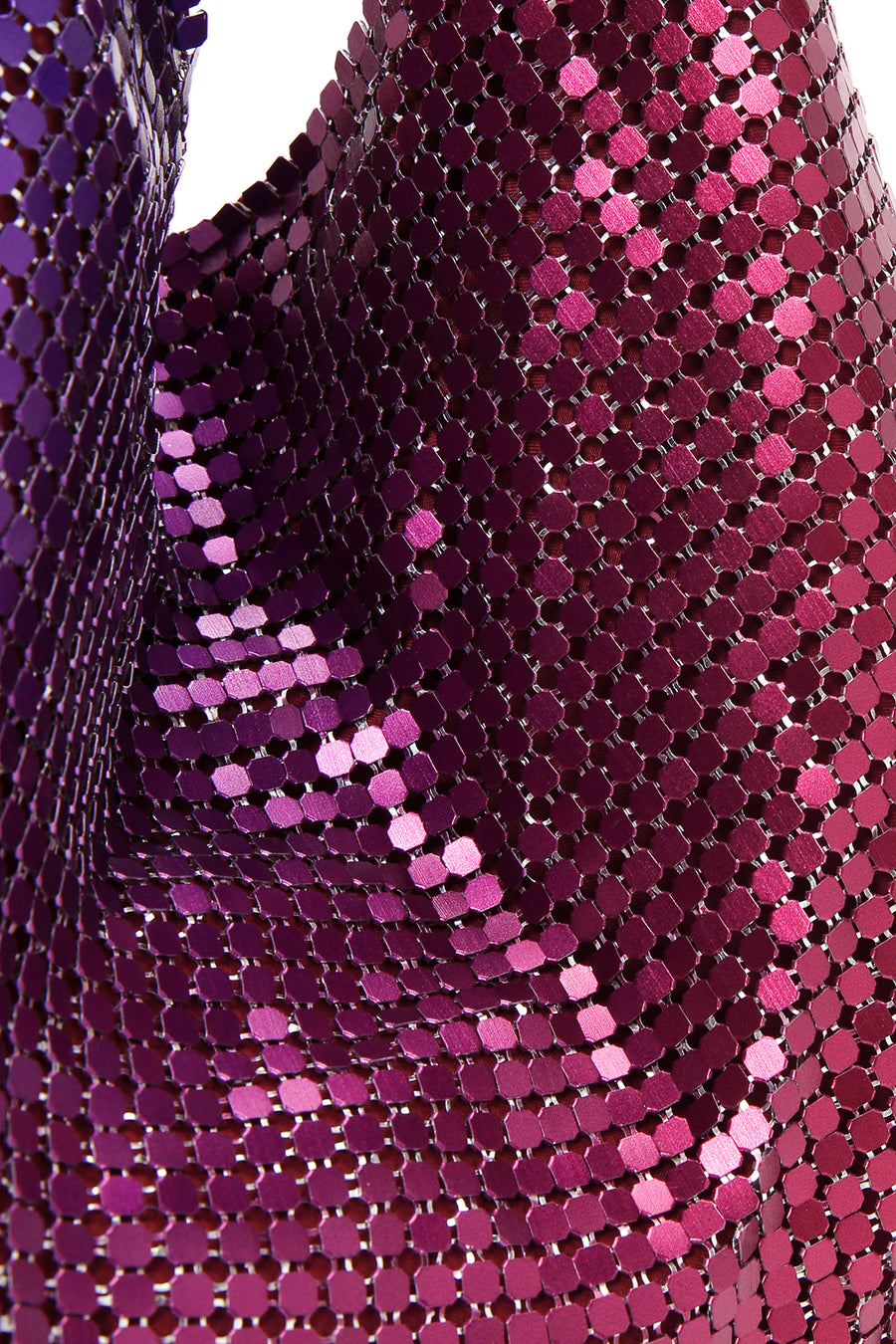 Women's Purple Metal Patterned Handbag