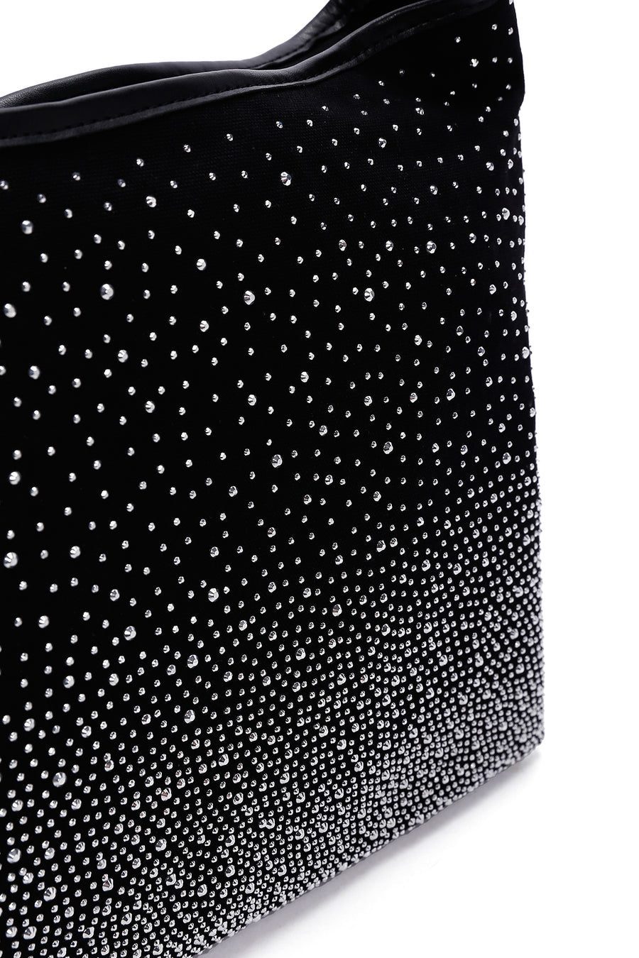 Women's Black Stone Shoulder Bag