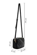 Women's Black Long Strap Crossbody Bag | Derimod