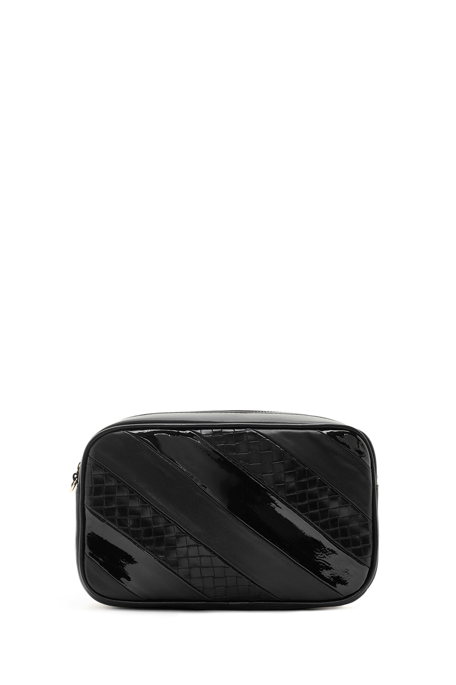 Women's Black Long Strap Crossbody Bag