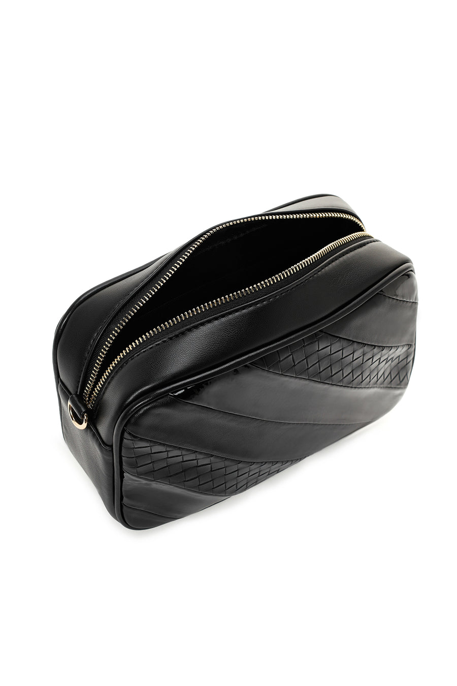 Women's Black Long Strap Crossbody Bag