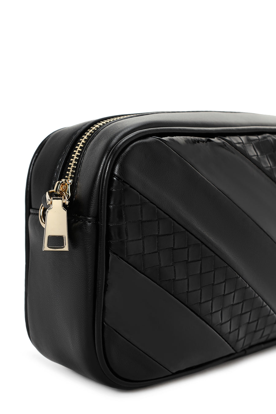 Women's Black Long Strap Crossbody Bag