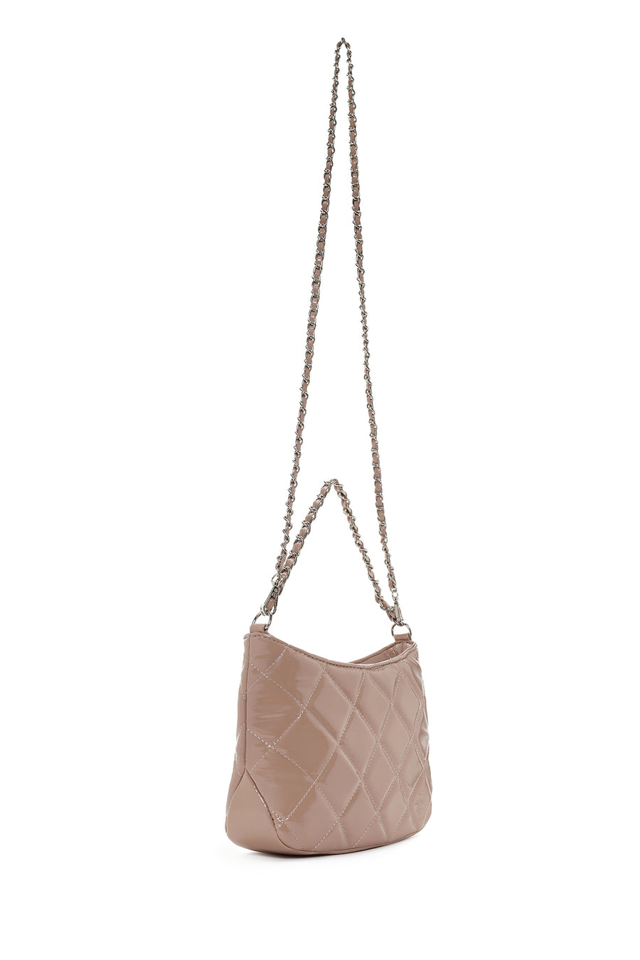 Women's Mink Long Strap Quilted Handbag