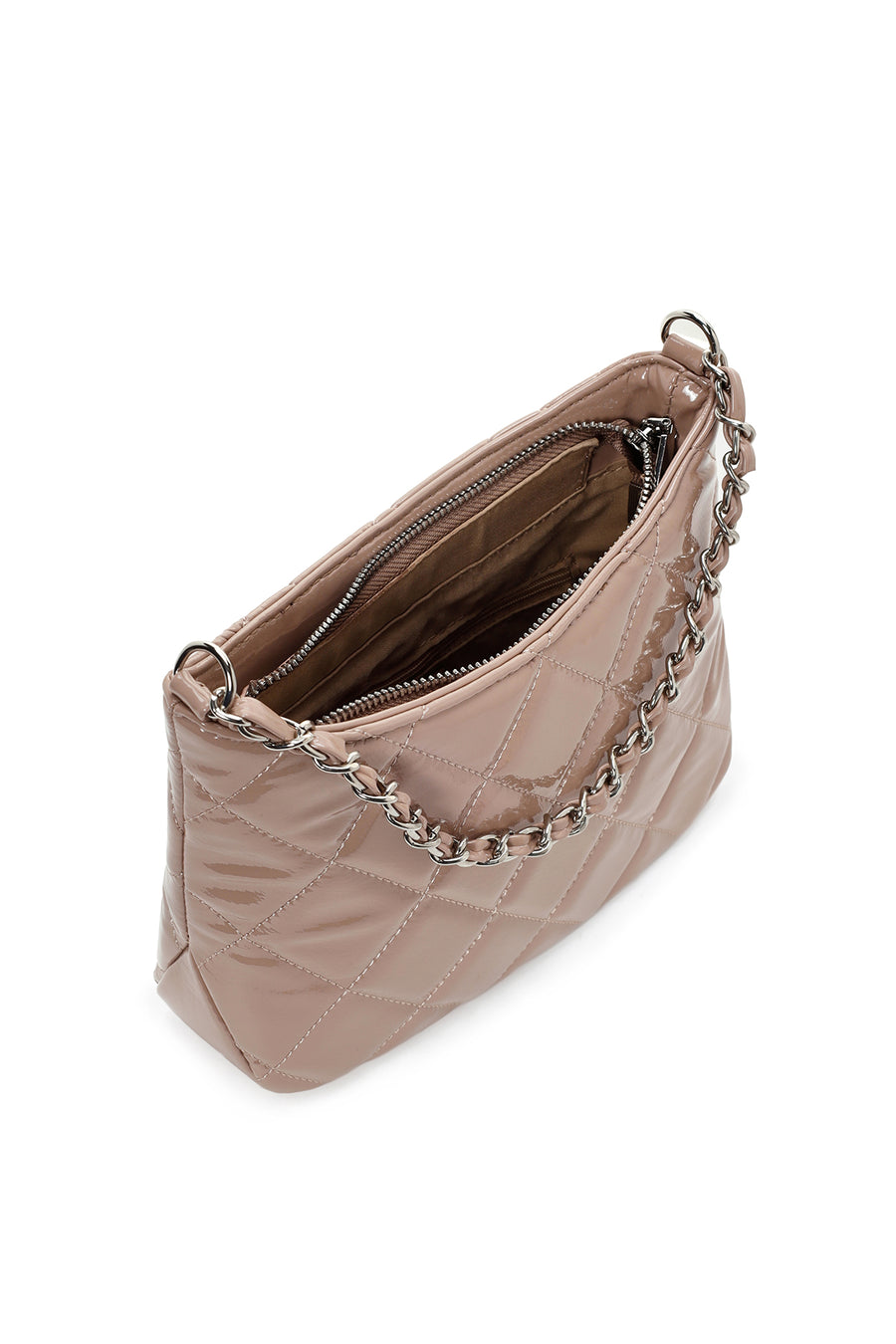 Women's Mink Long Strap Quilted Handbag