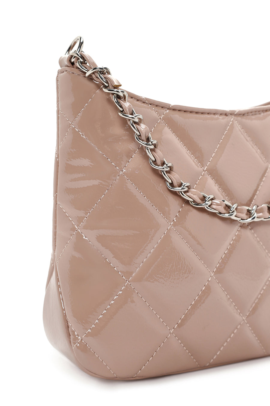 Women's Mink Long Strap Quilted Handbag