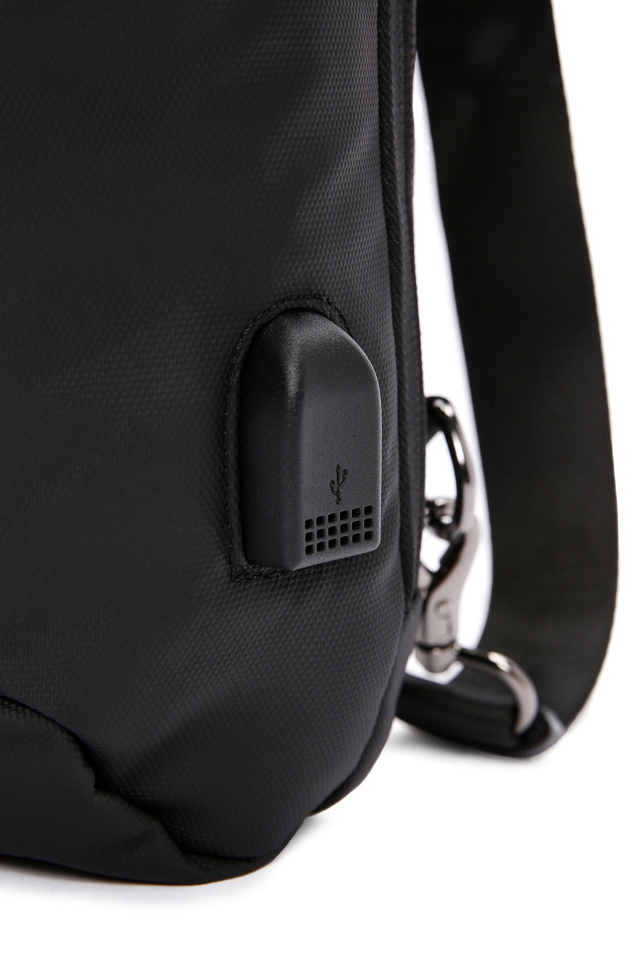 D-Pack Men Black Technological Crossbody Bag