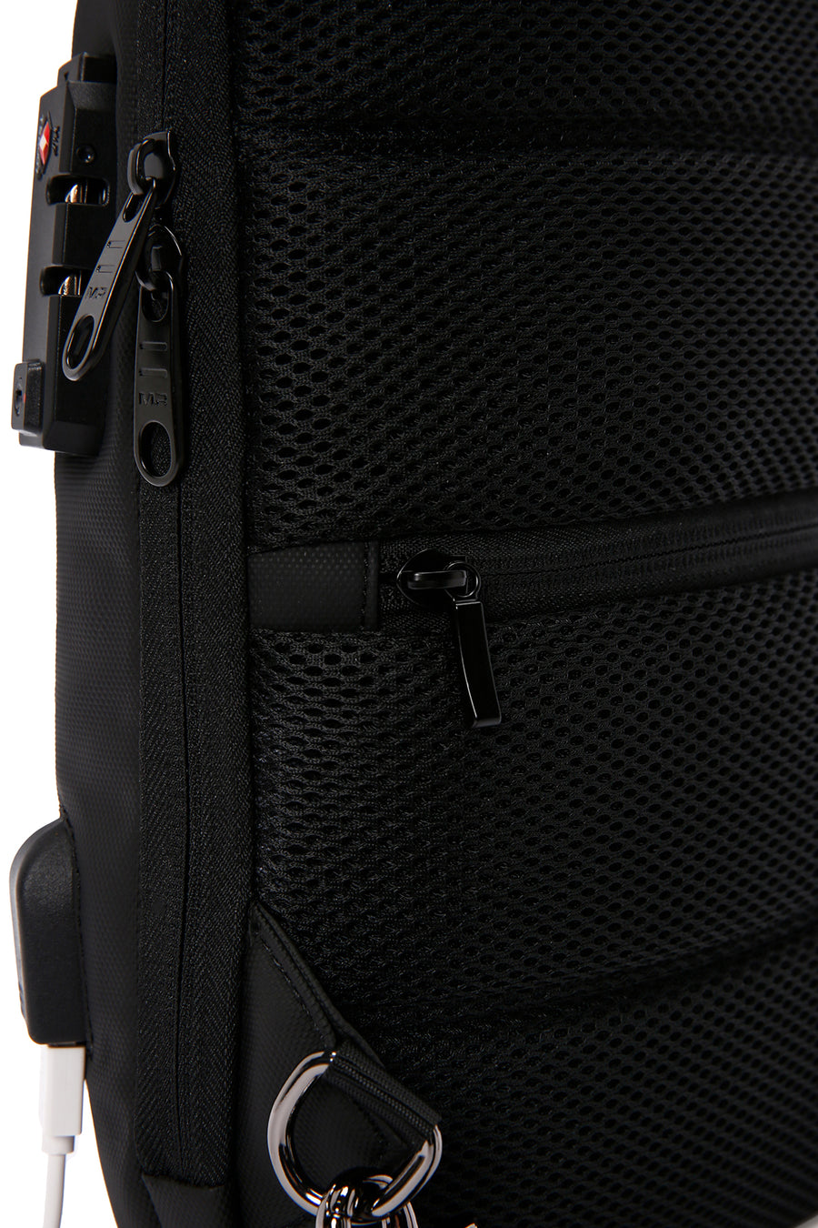 D-Pack Men Black Technological Crossbody Bag