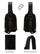 D-Pack Men Black Technological Crossbody Bag | Derimod