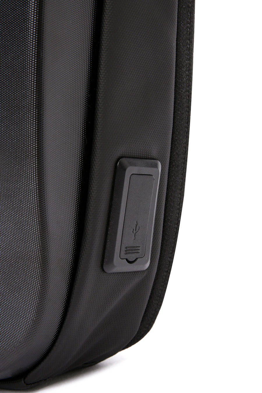 D-Pack Men's Black Technological Hardcase Long Strap Shoulder Bag