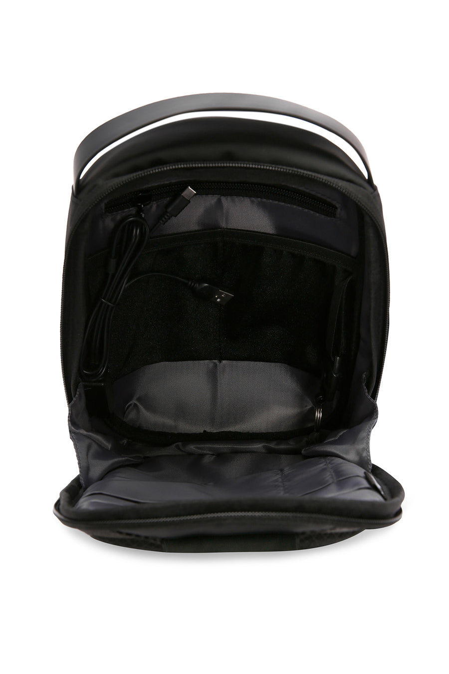 D-Pack Men's Black Technological Hardcase Long Strap Shoulder Bag
