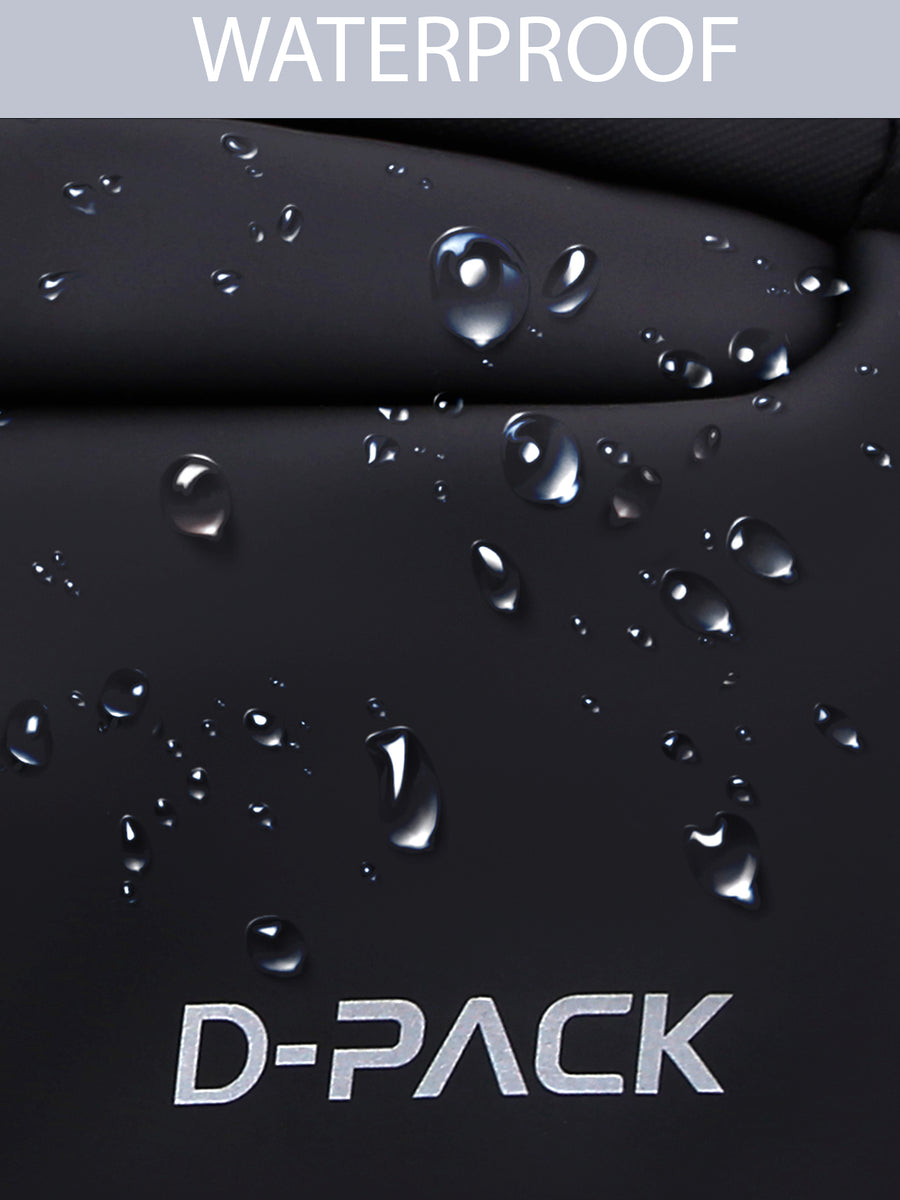 D-Pack Men's Black Technological Hardcase Long Strap Shoulder Bag