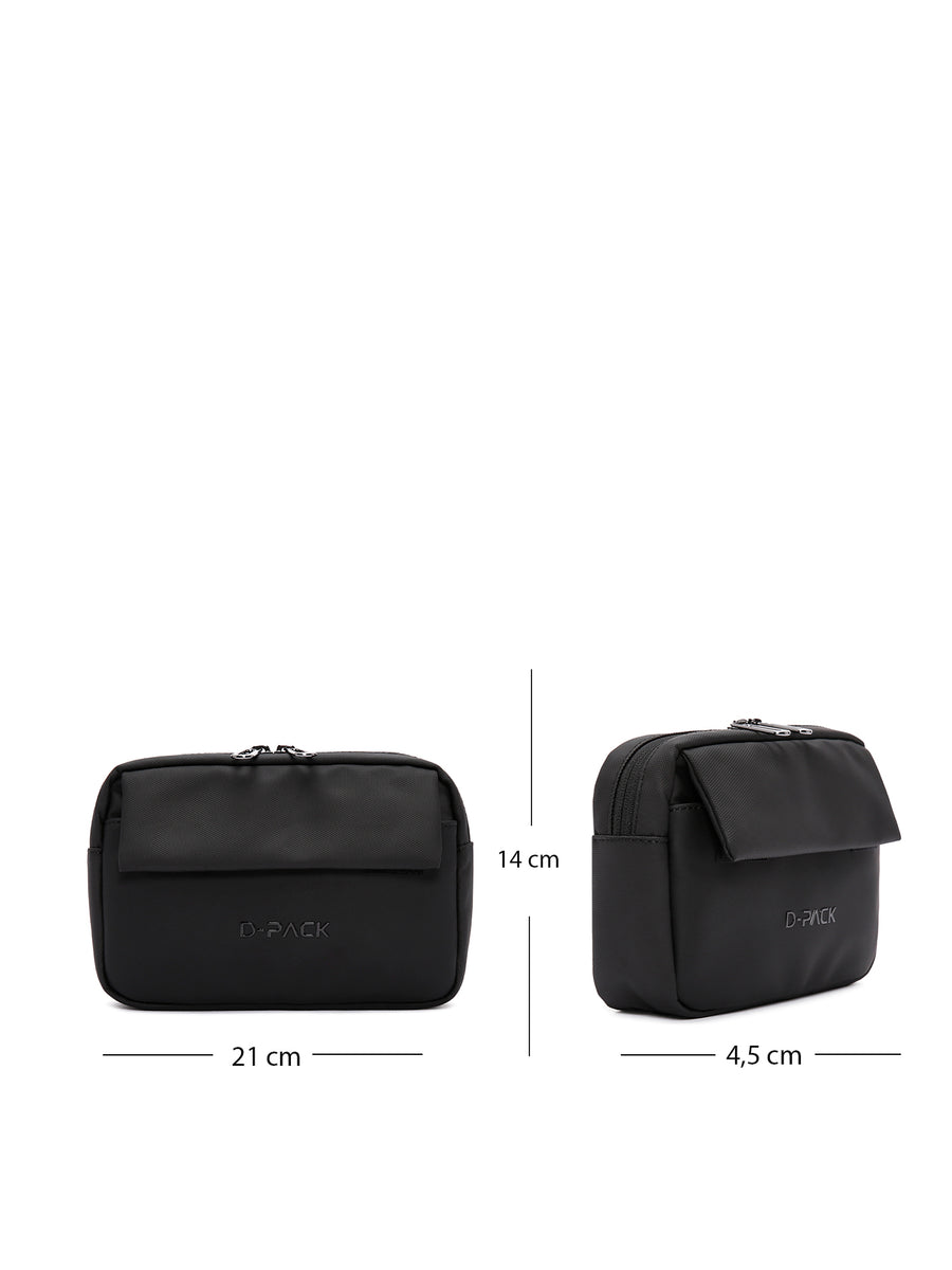 D-Pack Erkek Siyah Bel Çantası