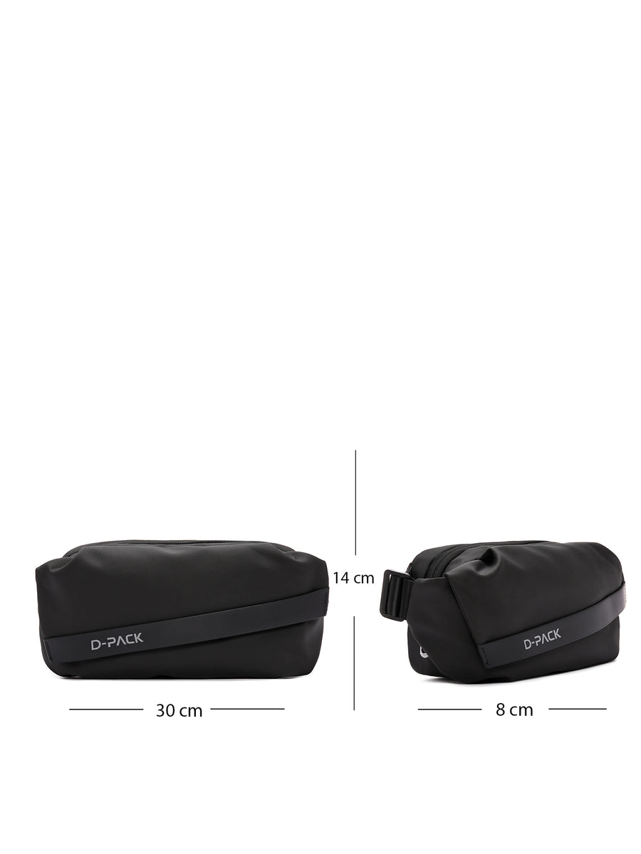 D-Pack Erkek Siyah Bel Çantası