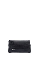 Men's Black Leather Mini Handbag | Derimod