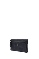 Men's Black Leather Mini Handbag | Derimod