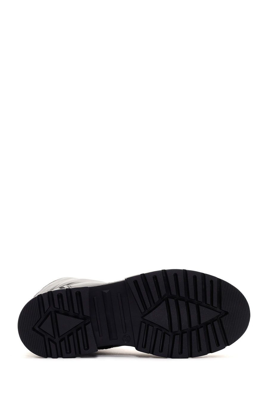 Women's Black Zippered Leather Boots