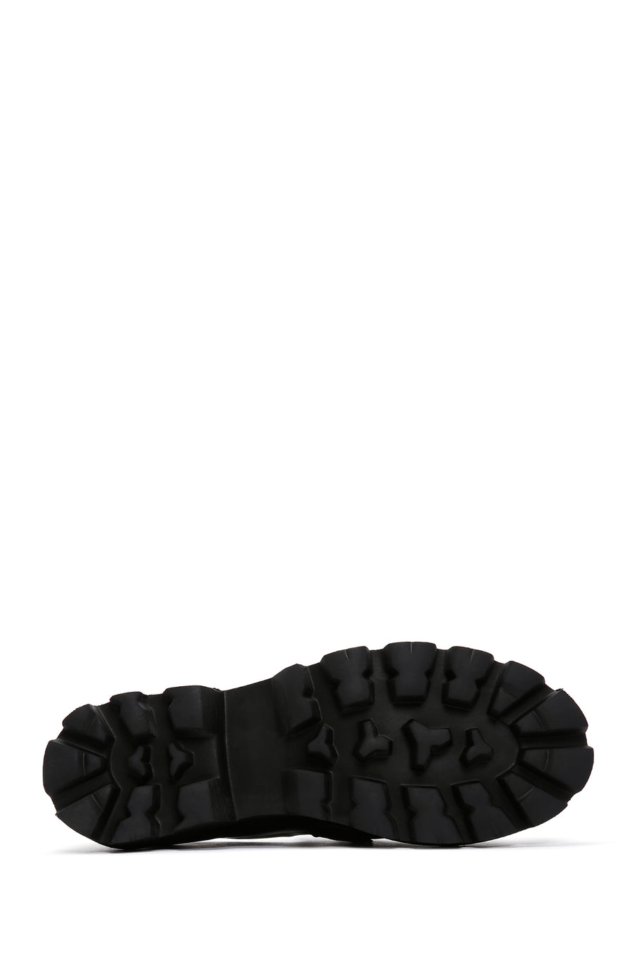 Women's Black Leather Buckle Loafer