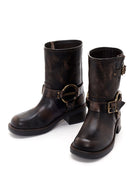Women's Brown Leather Boots | Derimod