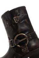 Women's Brown Leather Boots | Derimod