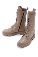 Women's Mink Casual Boots Leather Boots | Derimod