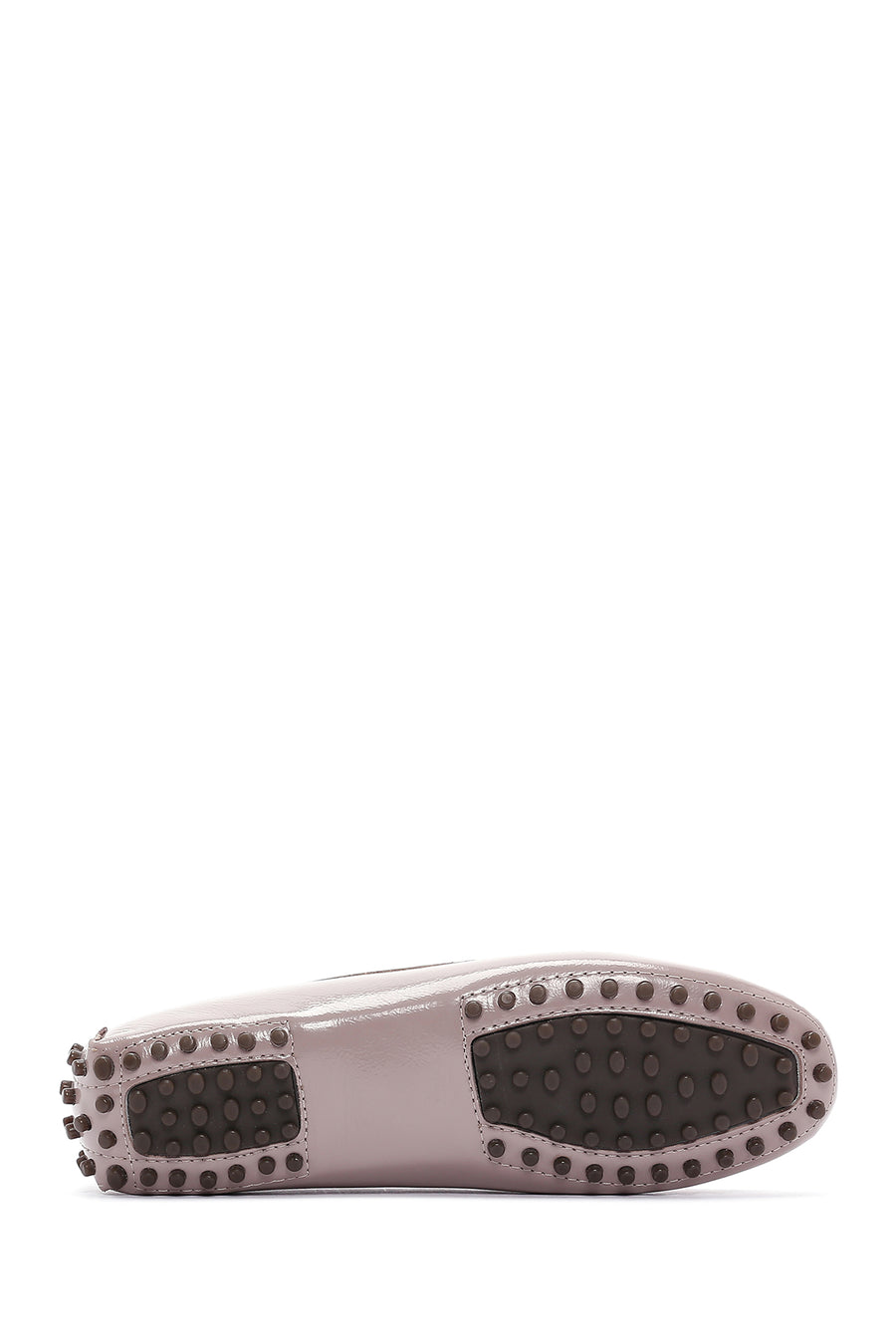 Women's Mink Patent Leather Buckle Loafer