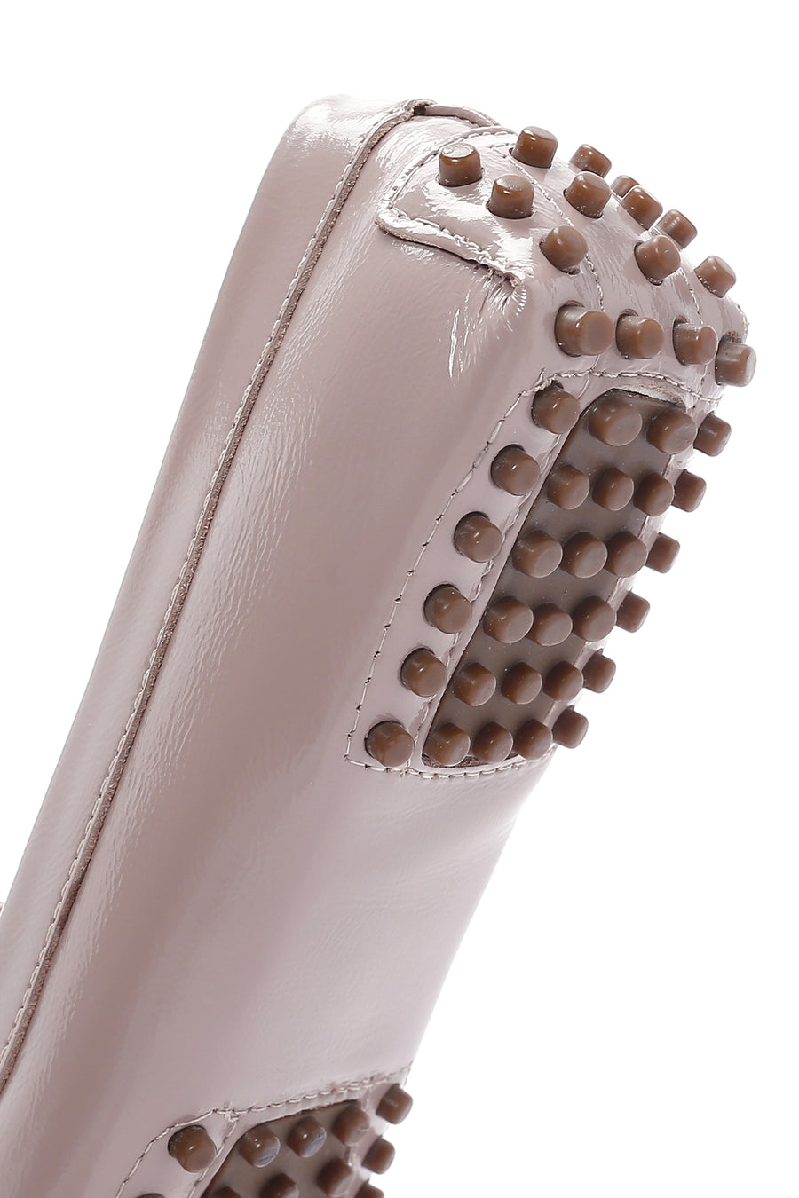 Women's Mink Patent Leather Buckle Loafer