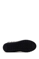 Women's Black Leather Comfort Boots | Derimod