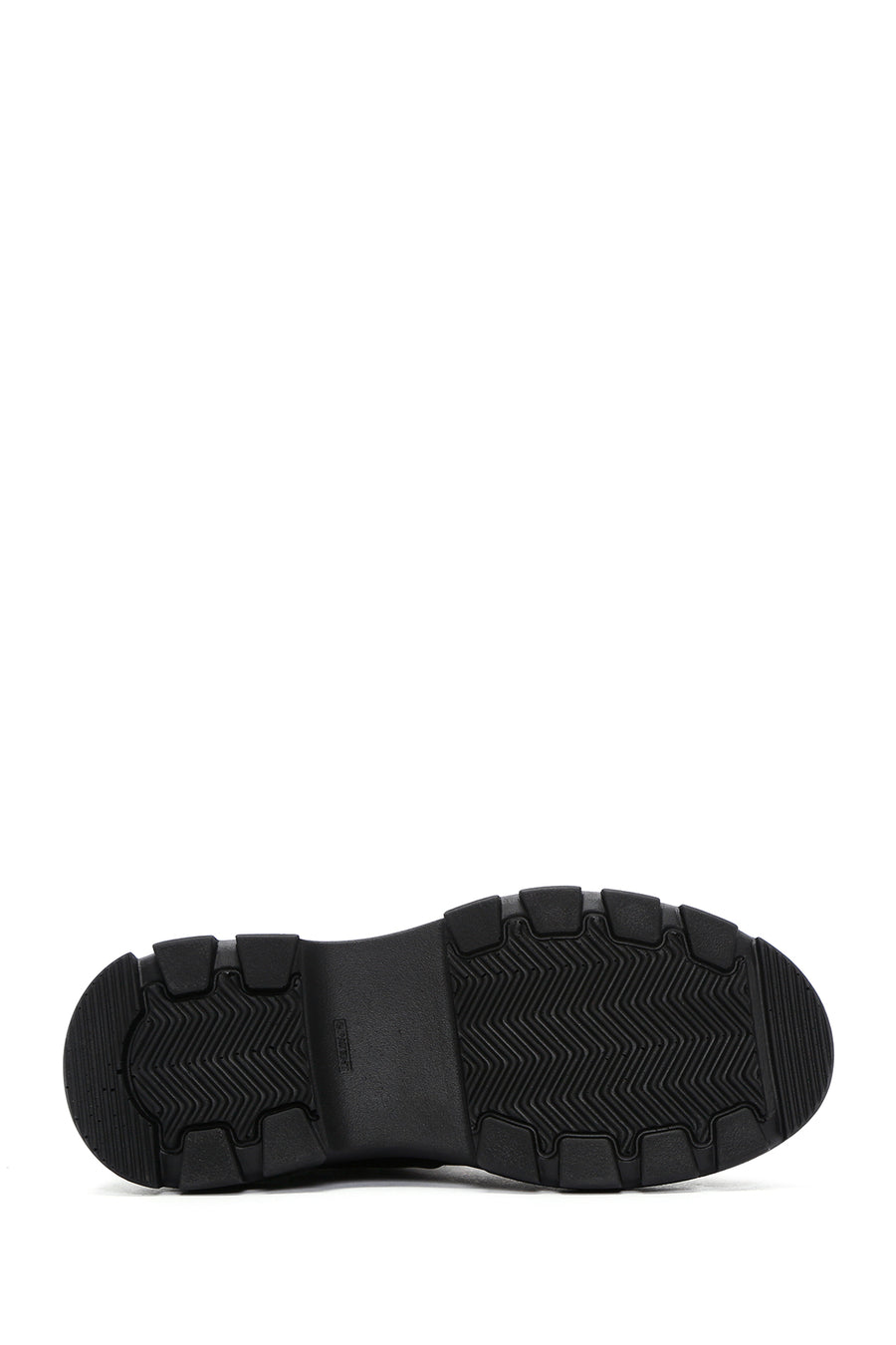 Women's Black Leather Zippered Comfort Boots